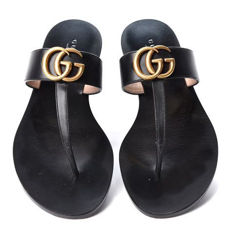 gucci double g thong sandal